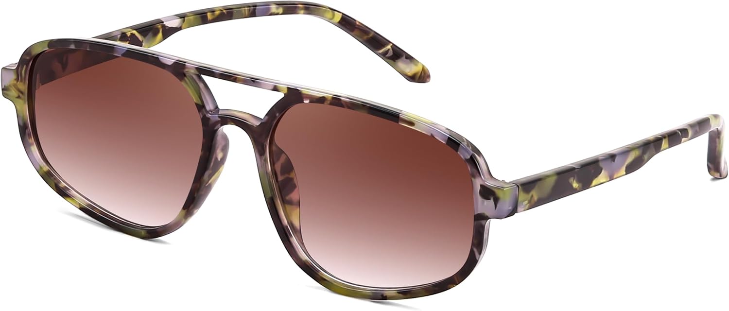 Солнцезащитные очки FEISEDY Retro Aviator для женщин и мужчин, классическая пластиковая оправа 70-х годов, защита от УФ-излучения UV400, артикул B0252, Leopard Grame & Tea Lens
Солнцезащитные очки FEISEDY Retro Aviator для женщин и мужчин, классическая пластиковая оправа 70-х годов, защита от УФ-излучения UV400, артикул B0252, Leopard Grame & Tea Lens