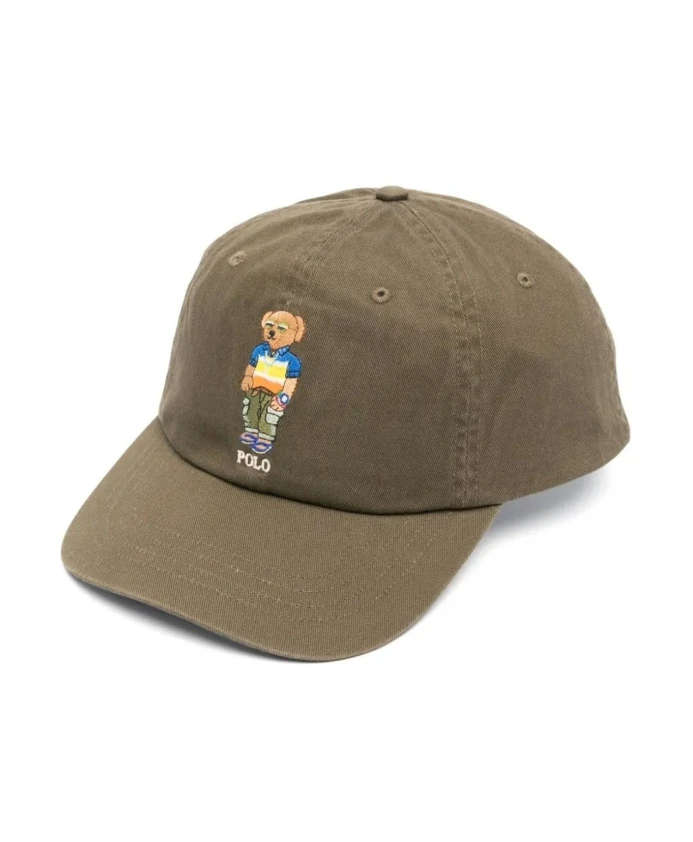Бейсболка из саржи с изображением медведя Polo Ralph Lauren, зеленый
Бейсболка из саржи с изображением медведя Polo Ralph Lauren, зеленый