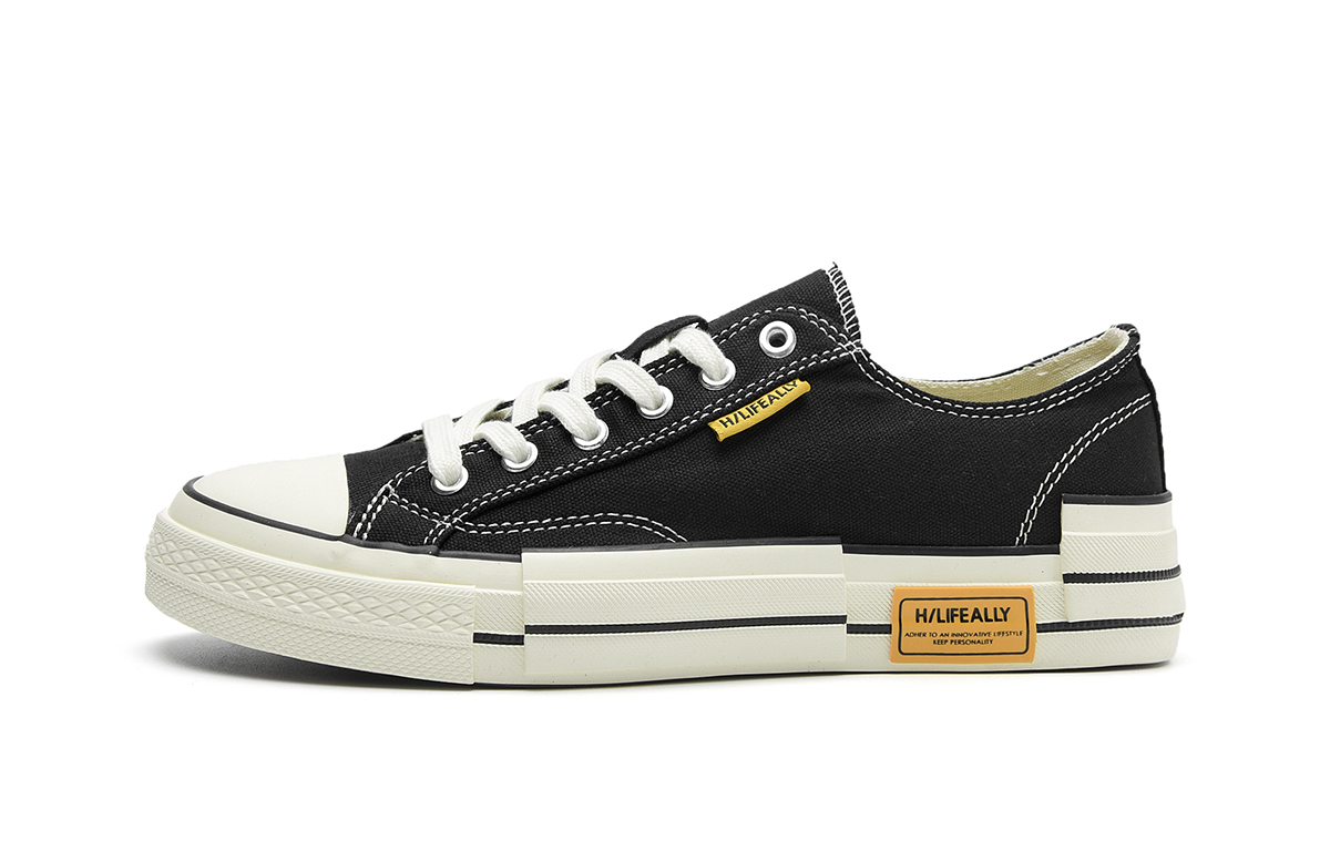 Мужские повседневные кеды из холста Дышащие Универсальные Износостойкие Классические модные HLA, черный 
Мужские повседневные кеды из холста Дышащие Универсальные Износостойкие Классические модные HLA, черный