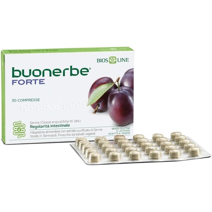 Пищеварительная добавка для здоровья кишечника, запоров, травяная регуляция, сильная, 30 таблеток Bios Line