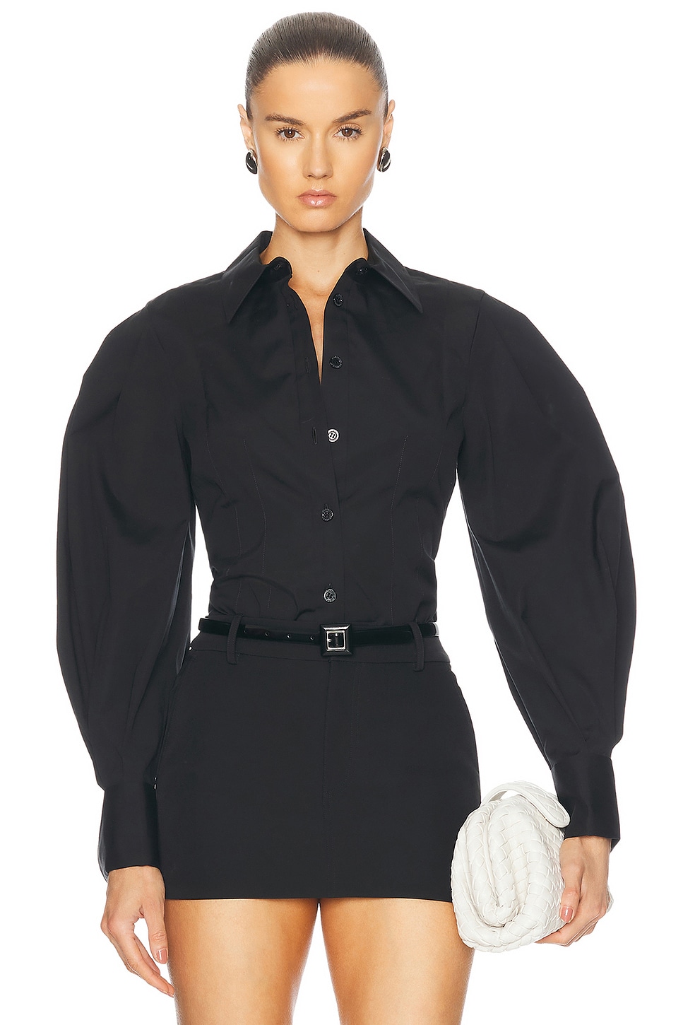 Топ с длинными рукавами на пуговицах Carolina Herrera, черный
Топ с длинными рукавами на пуговицах Carolina Herrera, черный