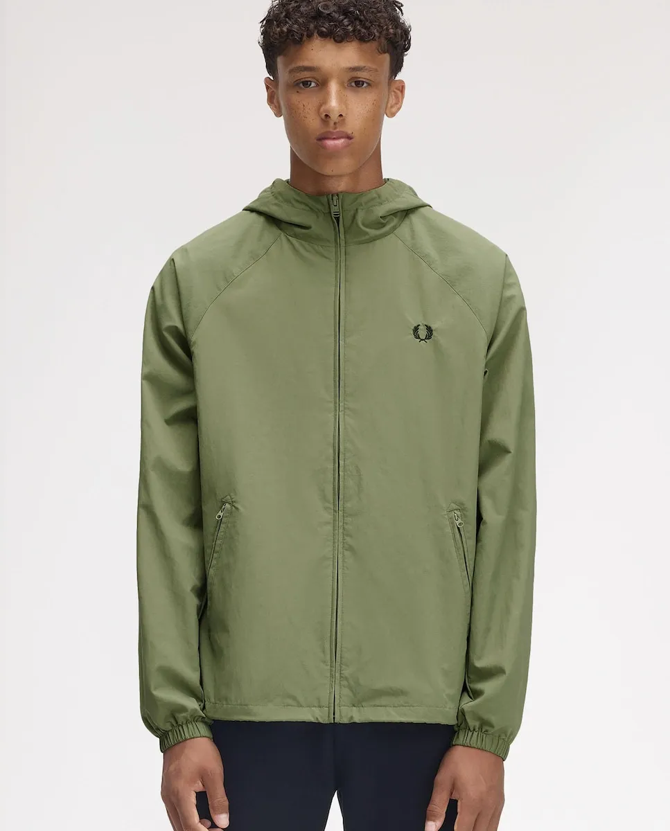 Мужская куртка с капюшоном и молнией Fred Perry, военный зеленый
Мужская куртка с капюшоном и молнией Fred Perry, военный зеленый