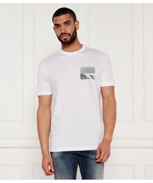 Футболка te_container Regular fit Boss Orange, белый 
Футболка te_container Regular fit Boss Orange, белый