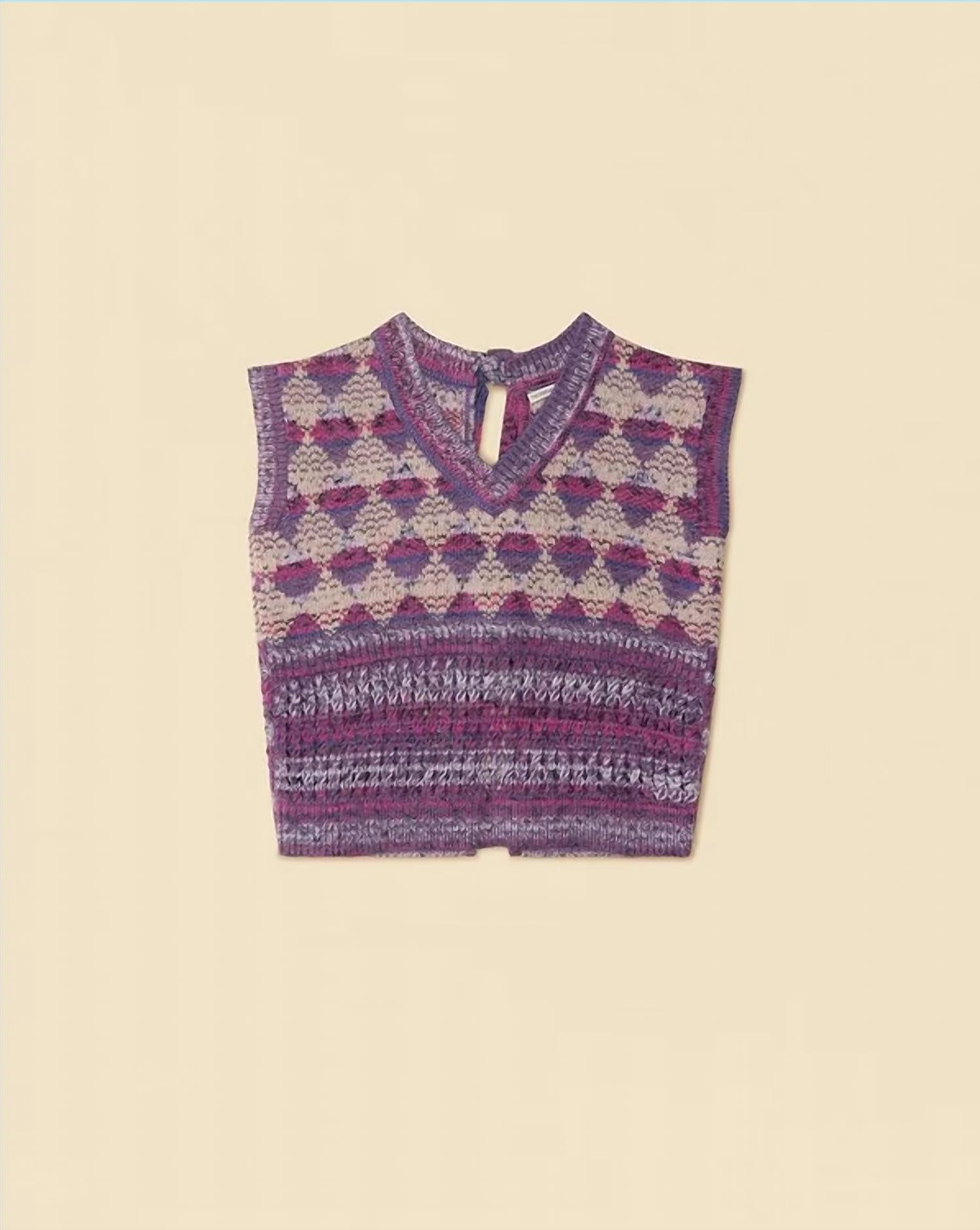 Женский шерстяной жилет Yearbook в фиолетово-разноцветном The Sunday Collective
Женский шерстяной жилет Yearbook в фиолетово-разноцветном The Sunday Collective