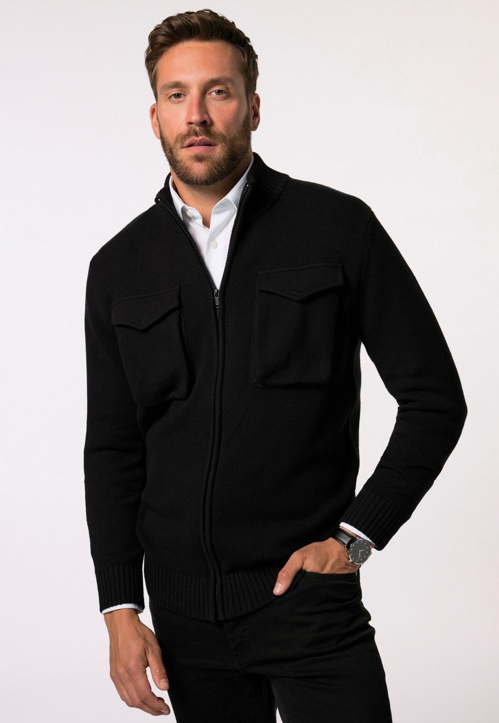 Кардиган PATTENTASCHEN STEHKRAGEN JP1880, черный
Кардиган PATTENTASCHEN STEHKRAGEN JP1880, черный