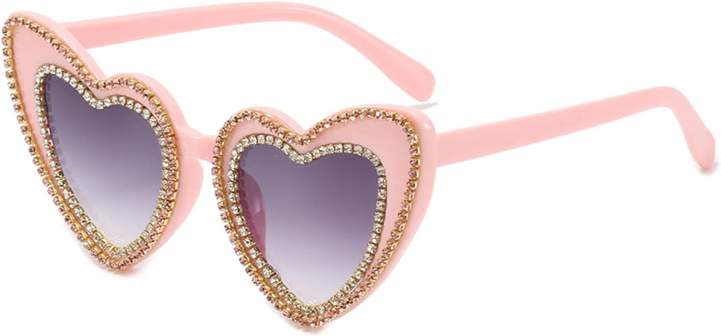 Willochra Милые солнцезащитные очки в форме сердца с кристаллами и стразами в маленькой оправе, модные женские солнцезащитные очки для вечеринок с бриллиантами, Pink Gary
Willochra Милые солнцезащитные очки в форме сердца с кристаллами и стразами в маленькой оправе, модные женские солнцезащитные очки для вечеринок с бриллиантами, Pink Gary