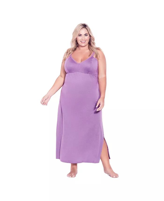 Женское платье-макси с кружевной отделкой больших размеров для сна AVENUE, фиолетовый
Женское платье-макси с кружевной отделкой больших размеров для сна AVENUE, фиолетовый