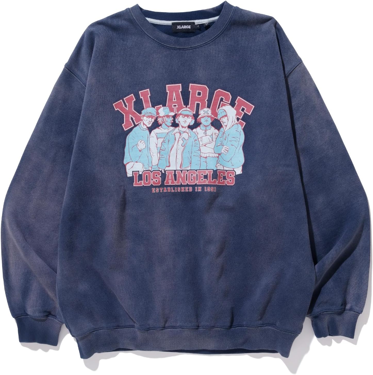 Толстовка размера XLARGE, основана в 1991 году, с отбеленным круглым вырезом, мужская, темно-синий
Толстовка размера XLARGE, основана в 1991 году, с отбеленным круглым вырезом, мужская, темно-синий