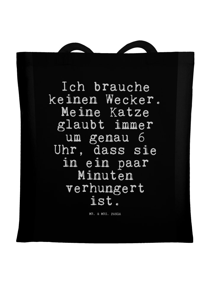 Сумка-шоппер Мне не нужен будильник... с буквой S... черного цвета Mr. & Mrs. Panda
Сумка-шоппер Мне не нужен будильник... с буквой S... черного цвета Mr. & Mrs. Panda