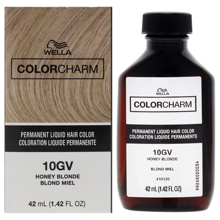Стойкая жидкая краска для волос Color Charm 1036 10gv Медовый блонд 142 унции Wella
Стойкая жидкая краска для волос Color Charm 1036 10gv Медовый блонд 142 унции Wella