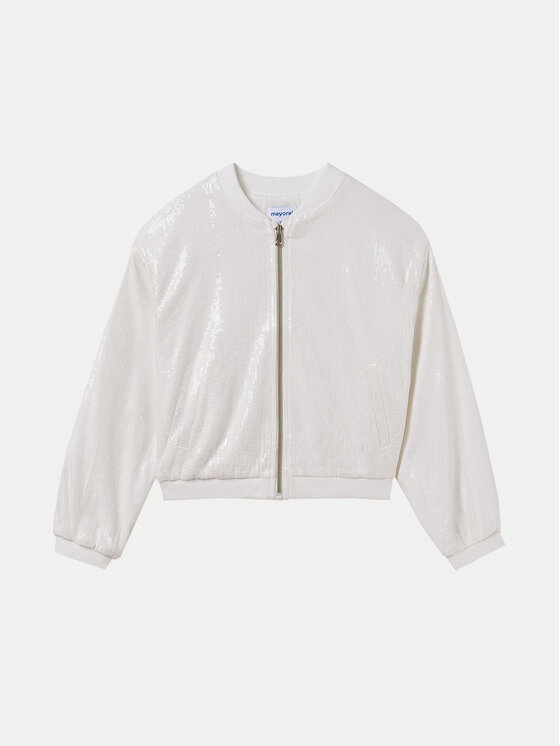 Куртка-Бомбер стандартный крой 6403 Mayoral, экрю 
Куртка-Бомбер стандартный крой 6403 Mayoral, экрю