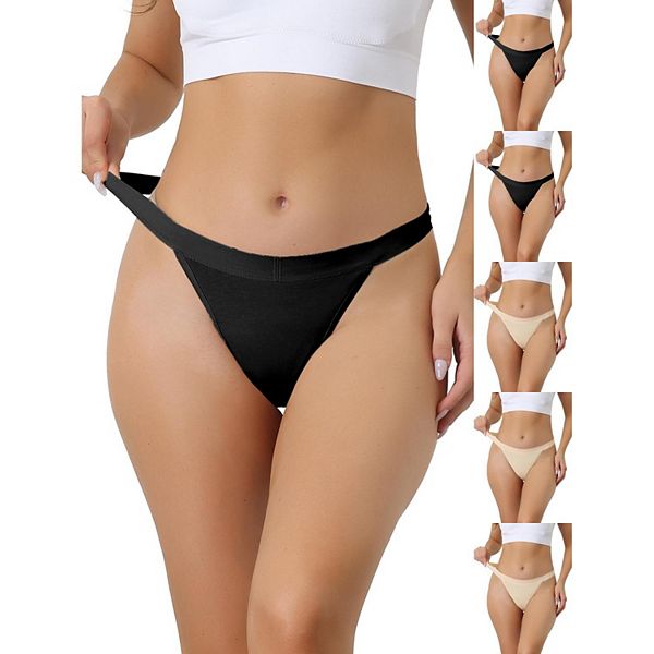6 упаковок женских дышащих трусиков-стрингов с защитой от протекания, 4 слоя, средняя талия Inspire Chic, Black Beige
6 упаковок женских дышащих трусиков-стрингов с защитой от протекания, 4 слоя, средняя талия Inspire Chic, Black Beige