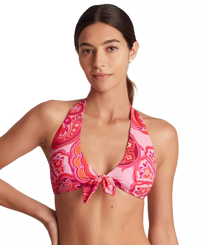 Женский бикини-топ с V-образным вырезом, принтом и завязками спереди Lauren Ralph Lauren, мультиколор
Женский бикини-топ с V-образным вырезом, принтом и завязками спереди Lauren Ralph Lauren, мультиколор