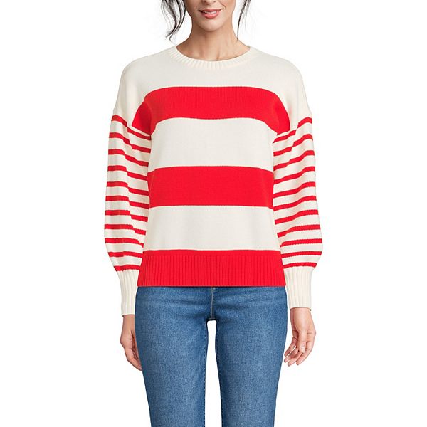 Женский свитер Drifter Lands' End, Red Ivory Stripes
Женский свитер Drifter Lands' End, Red Ivory Stripes