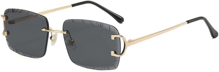 Мужские солнцезащитные очки без оправы с градиентным переходом цвета, панк-стиль, винтажные очки в маленькой оправе, без оправы, защита от ультрафиолета UV400 LANGSER, C01 Gold Black
Мужские солнцезащитные очки без оправы с градиентным переходом цвета, панк-стиль, винтажные очки в маленькой оправе, без оправы, защита от ультрафиолета UV400 LANGSER, C01 Gold Black