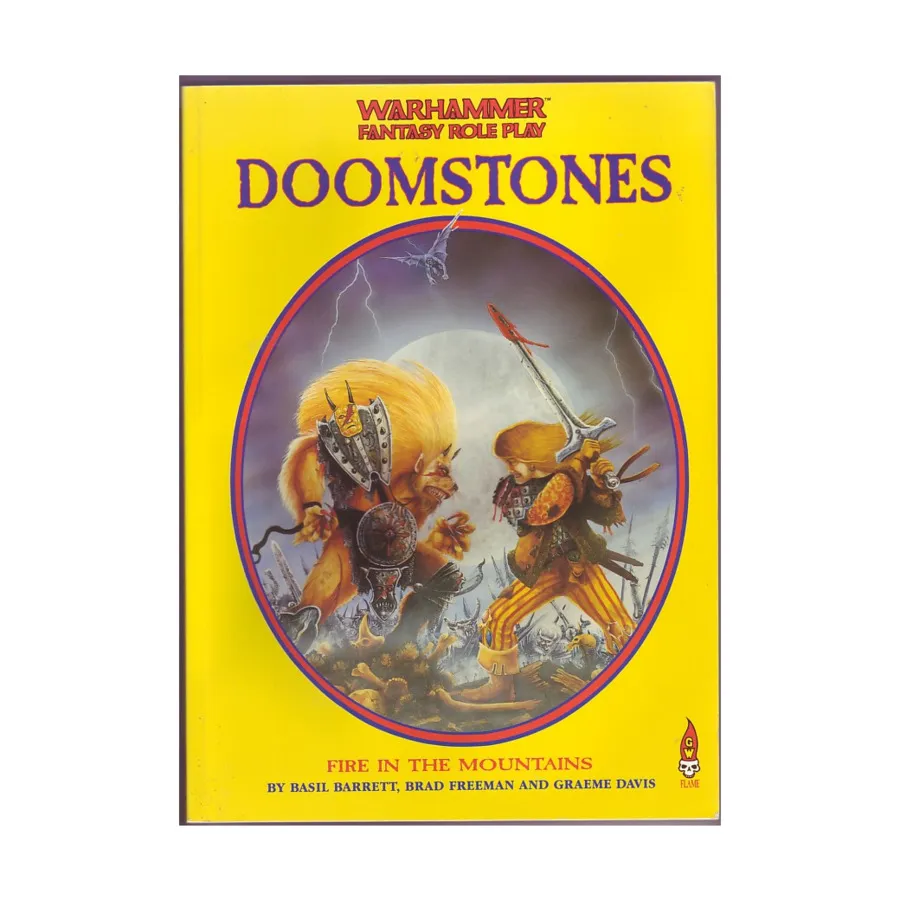 Doomstones Campaign Vol. 1 - Fire in the Mountains, Warhammer Fantasy Roleplay (Games Workshop), мягкая обложка
Doomstones Campaign Vol. 1 - Fire in the Mountains, Warhammer Fantasy Roleplay (Games Workshop), мягкая обложка