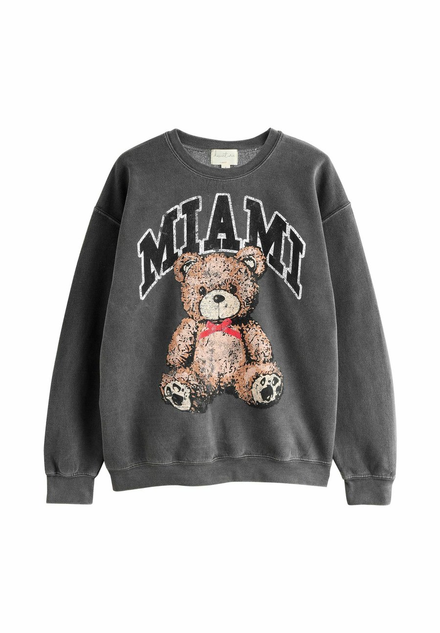 Толстовка Next Sweatshirt, Charcoal Grey Bear Graphic/Grey
Толстовка Next Sweatshirt, Charcoal Grey Bear Graphic/Grey