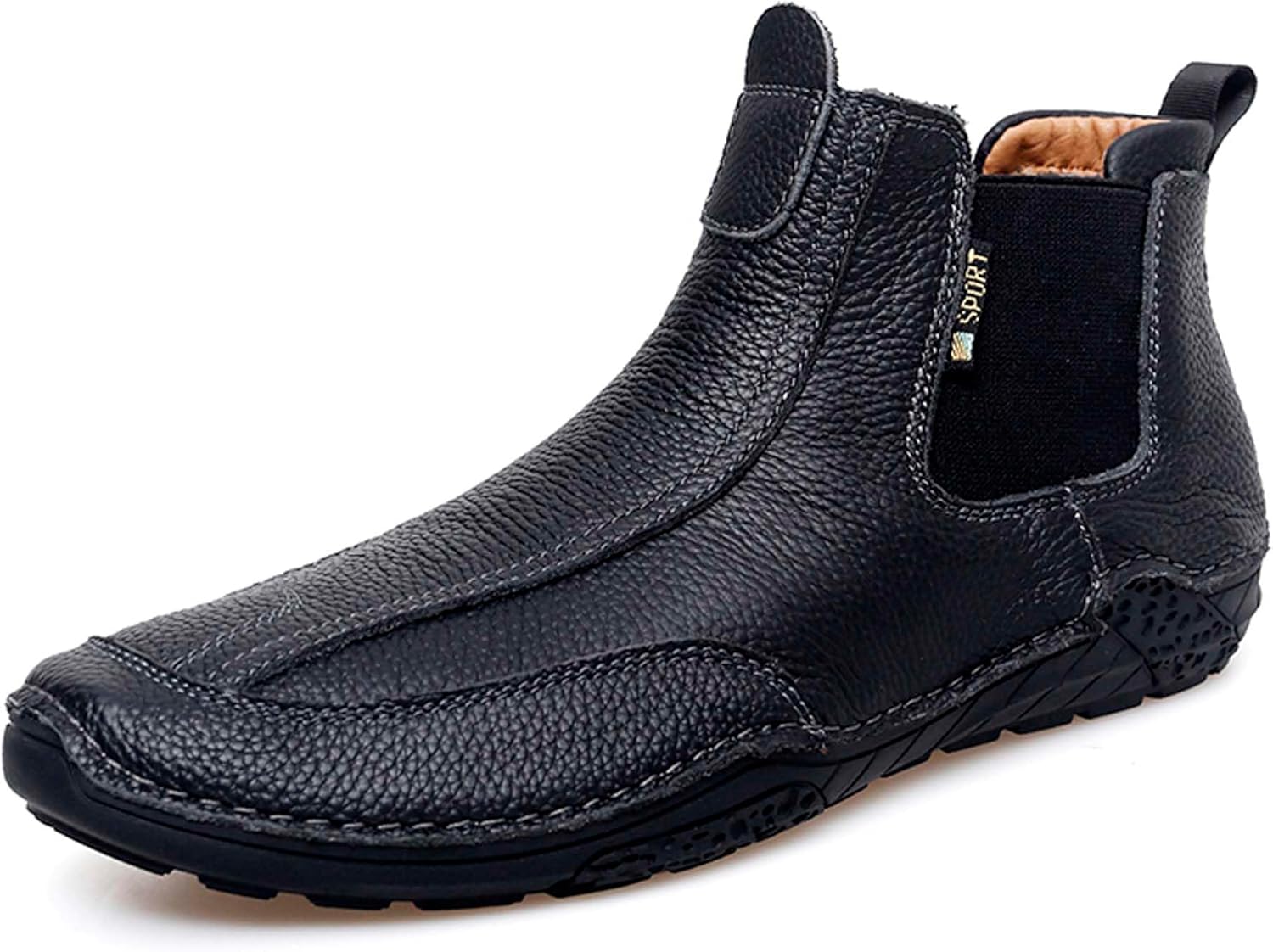 Мужские премиальные кожаные челси, повседневная обувь для улицы, ботинки средней высоты для ходьбы, обувь для вождения, модные мужские ботинки, мягкие и удобные, противоскользящие, износостойкие Generic, черный
Мужские премиальные кожаные челси, повседневная обувь для улицы, ботинки средней высоты для ходьбы, обувь для вождения, модные мужские ботинки, мягкие и удобные, противоскользящие, износостойкие Generic, черный