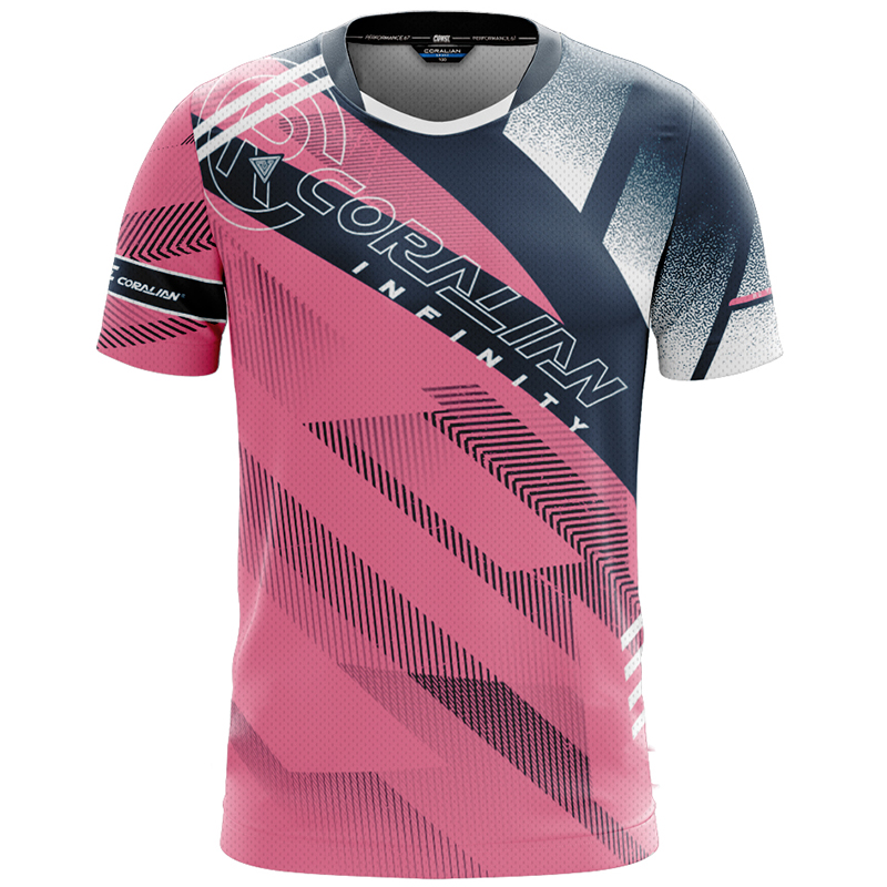 Футболка для бадминтона унисекс розовая CORALIAN
Футболка для бадминтона унисекс розовая CORALIAN