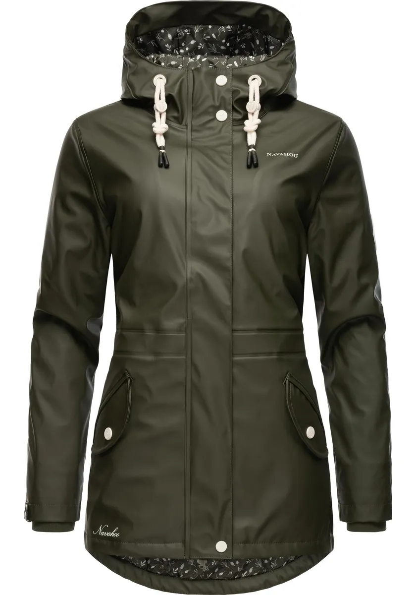 Дождевик Navahoo "Oceans Heart", с капюшоном, стильный непромокаемый плащ с капюшоном, зеленый
Дождевик Navahoo "Oceans Heart", с капюшоном, стильный непромокаемый плащ с капюшоном, зеленый