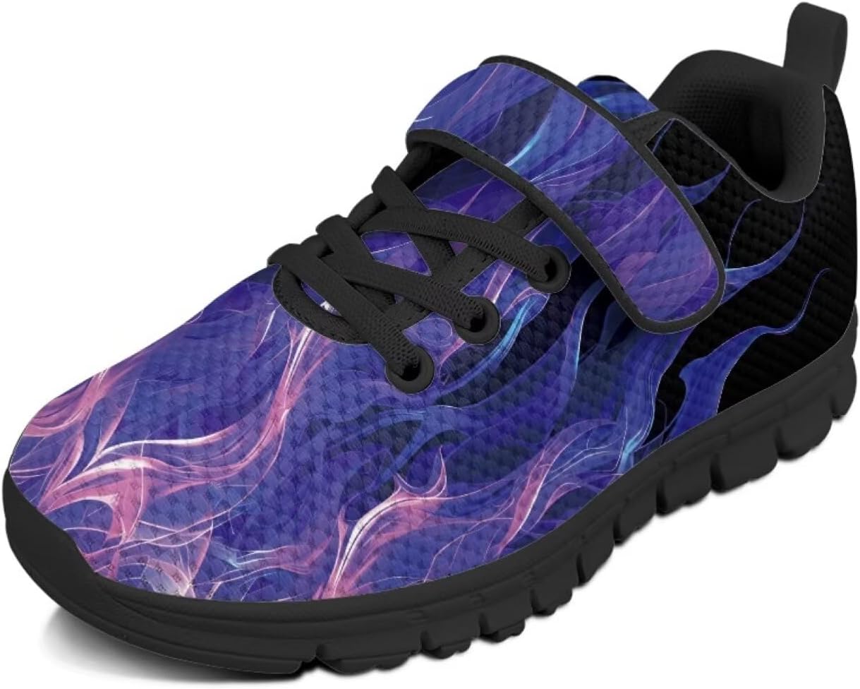 Детские кроссовки Pointodoor с принтом радуги и пламени для мальчиков и девочек, прогулочные, нескользящие, легкие, дышащие, спортивные, для бега и тенниса, на липучках, синий
Детские кроссовки Pointodoor с принтом радуги и пламени для мальчиков и девочек, прогулочные, нескользящие, легкие, дышащие, спортивные, для бега и тенниса, на липучках, синий