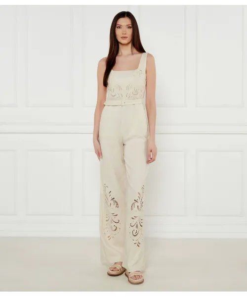 Льняной комбинезон Regular fit Twin-Set, белый
Льняной комбинезон Regular fit Twin-Set, белый