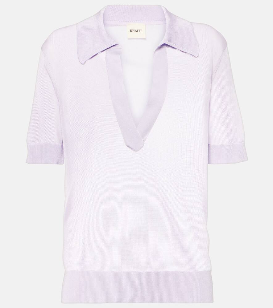 Джюлита джерси топ Khaite, Lavender
Джюлита джерси топ Khaite, Lavender