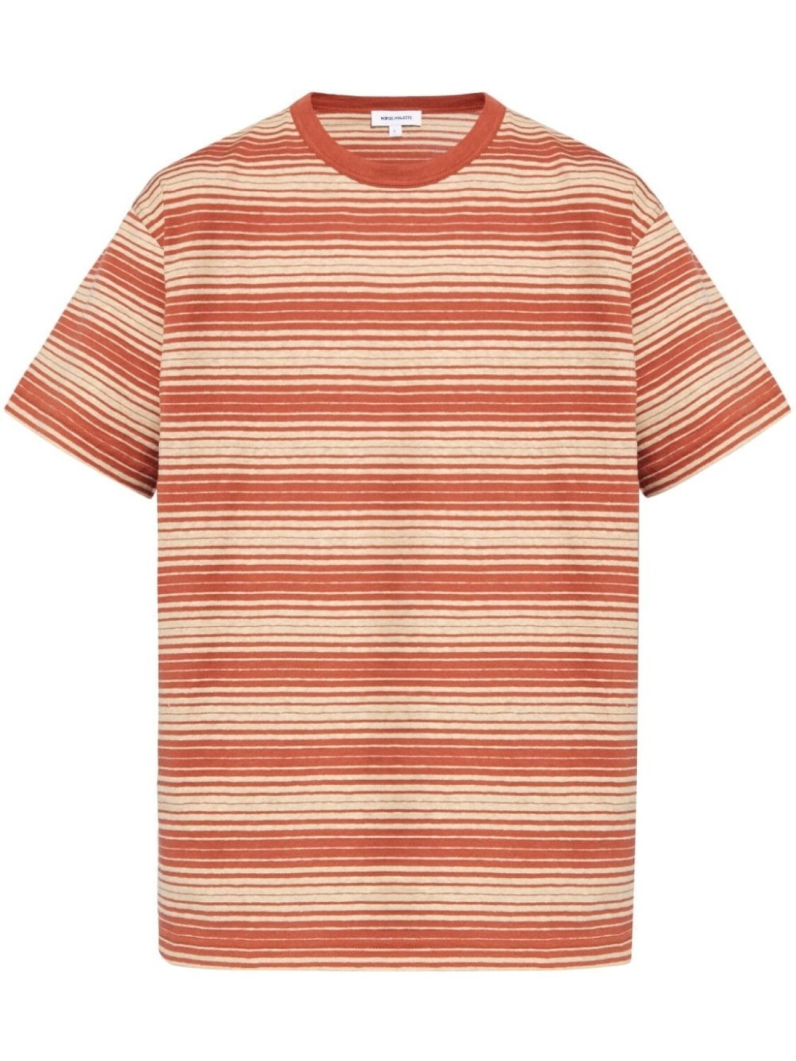 Norse Projects футболка в полоску, оранжевый 
Norse Projects футболка в полоску, оранжевый