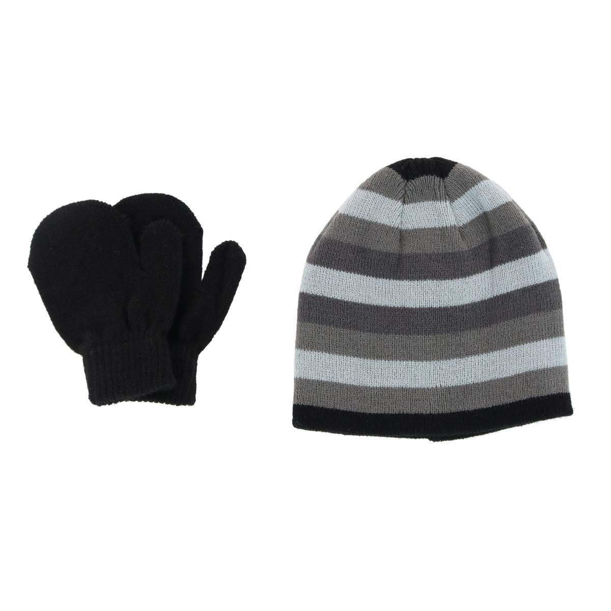 Детский комплект из 2-х предметов: шапка и варежки в полоску для детей 2-4 лет Grand Sierra, серый
Детский комплект из 2-х предметов: шапка и варежки в полоску для детей 2-4 лет Grand Sierra, серый