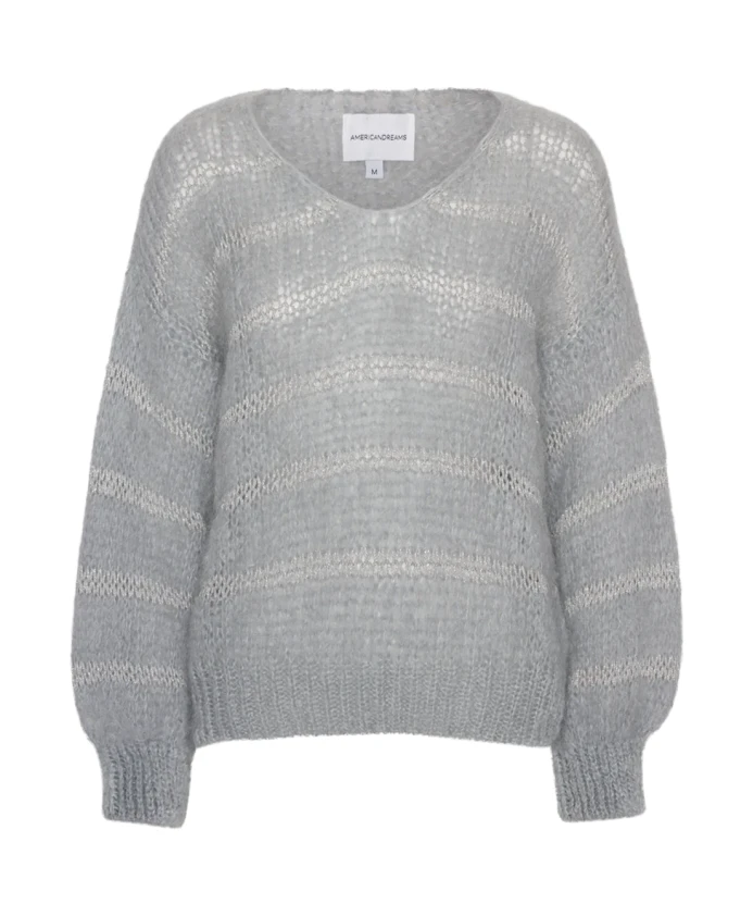 Вязаный свитер Katie с люрексом Americandreams, серый
Вязаный свитер Katie с люрексом Americandreams, серый