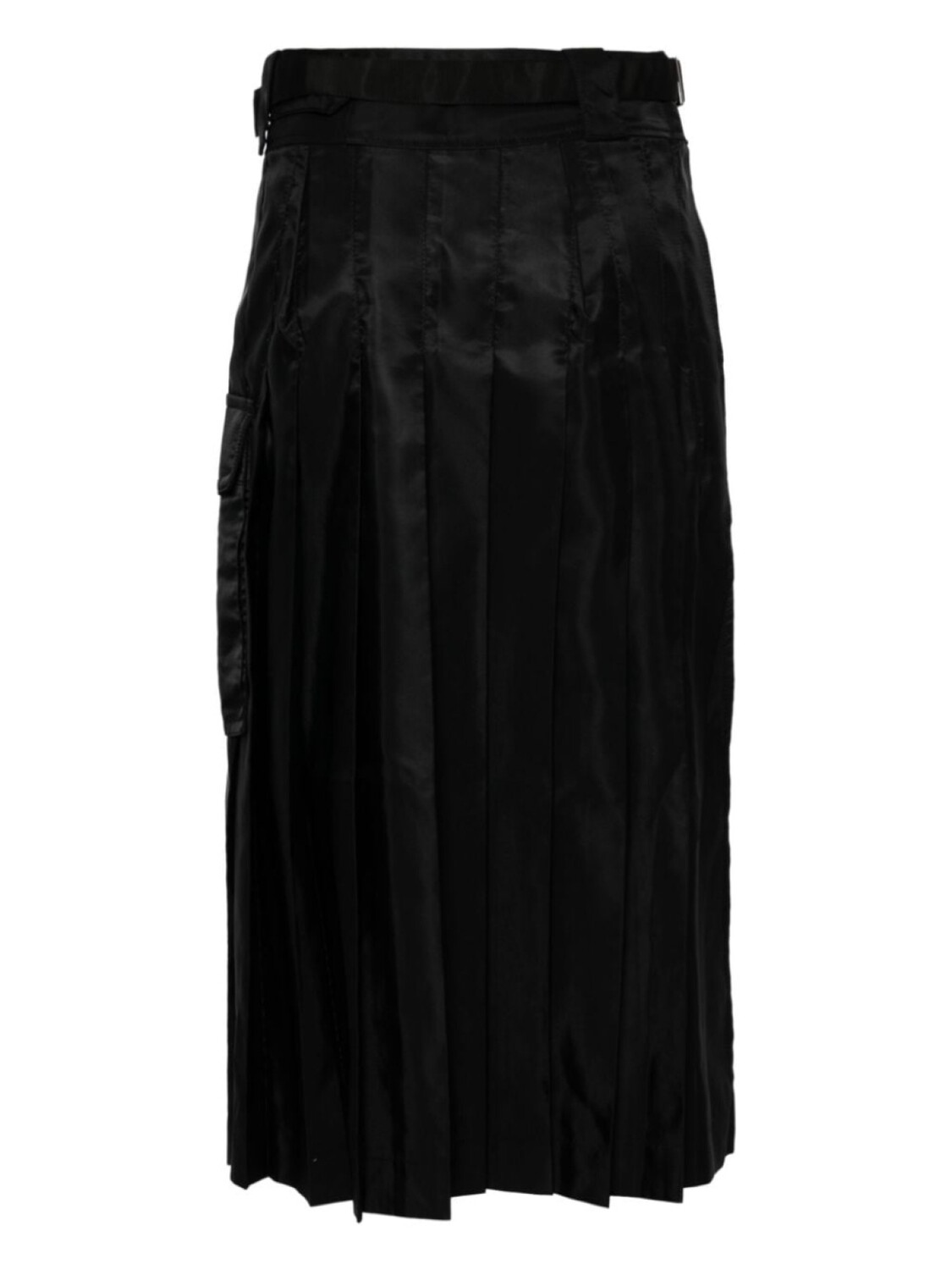 Sacai твиловая юбка миди со складками, черный
Sacai твиловая юбка миди со складками, черный