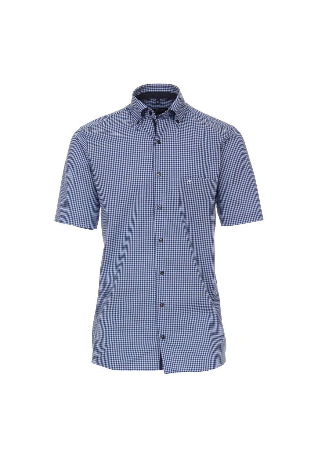 Мужская деловая рубашка в клетку с короткими рукавами, комфортная посадка CASAMODA, светло-синий
Мужская деловая рубашка в клетку с короткими рукавами, комфортная посадка CASAMODA, светло-синий