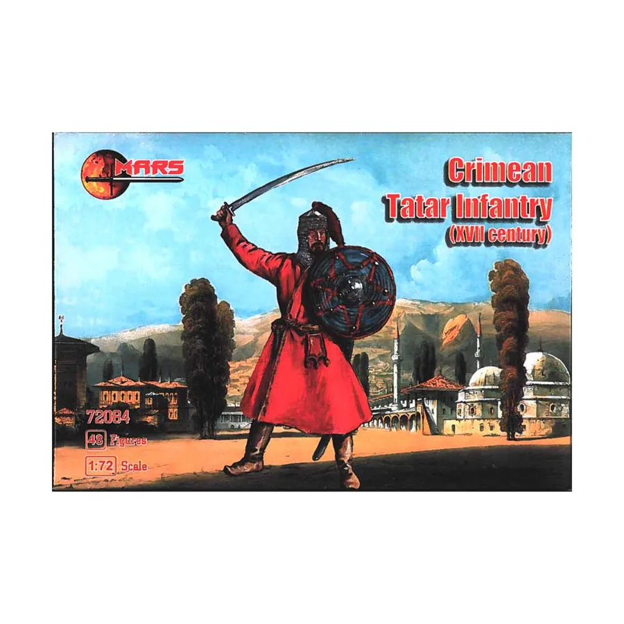 Крымскотатарская пехота, XVII Century Miniatures (1:72) (Mars Figures)
Крымскотатарская пехота, XVII Century Miniatures (1:72) (Mars Figures)