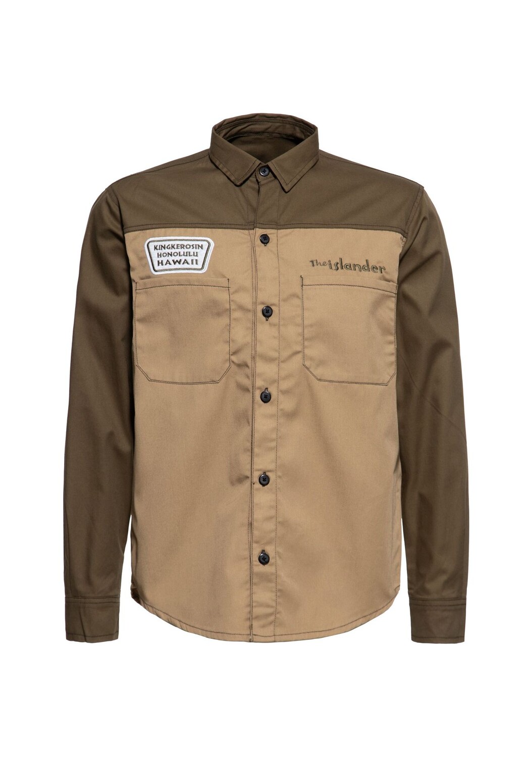 Рубашка с длинным рукавом, контрастными рукавами и кокеткой The Islander KING KEROSIN, коричневый
Рубашка с длинным рукавом, контрастными рукавами и кокеткой The Islander KING KEROSIN, коричневый