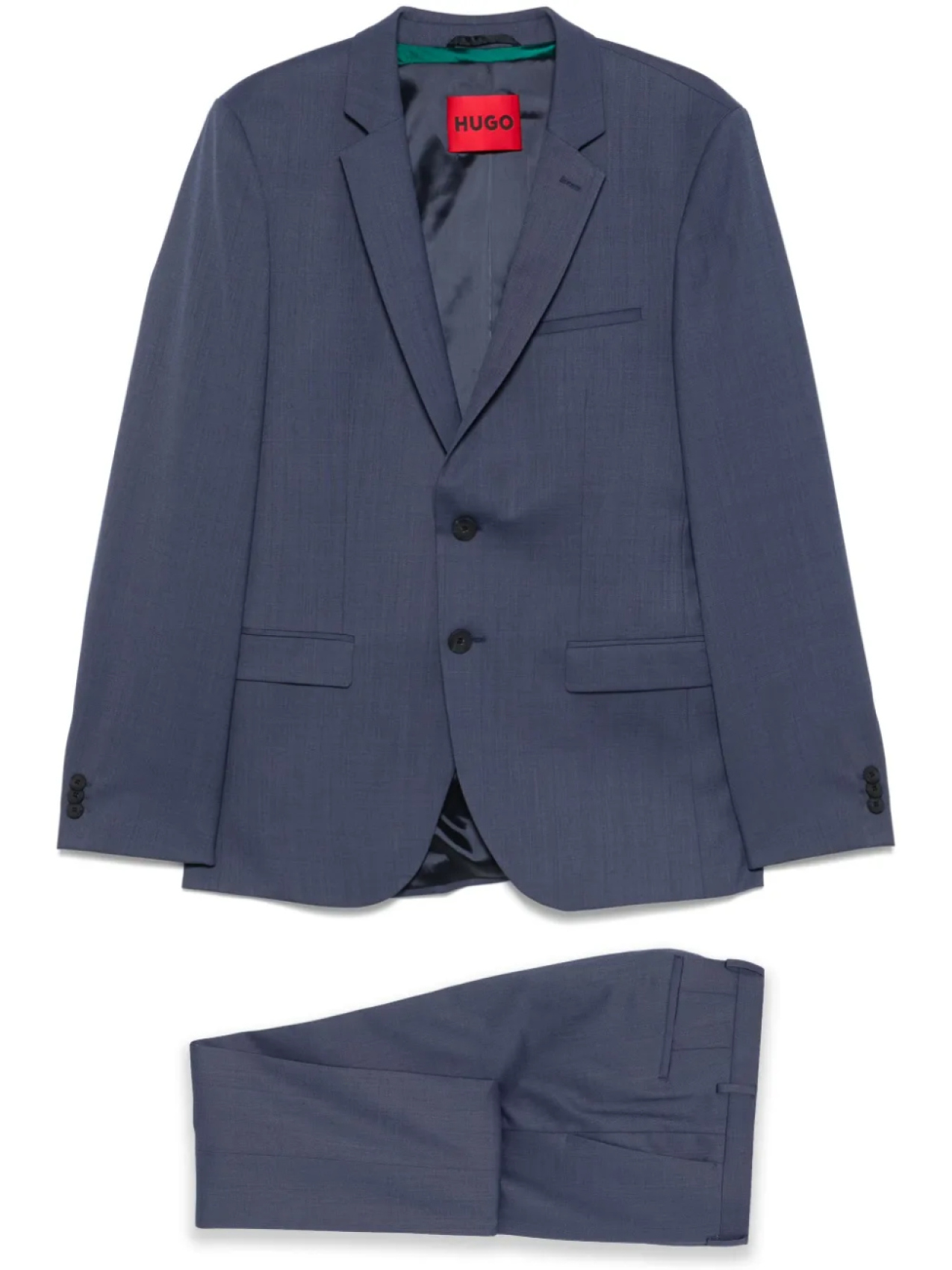 HUGO костюм с однобортным пиджаком, синий
HUGO костюм с однобортным пиджаком, синий