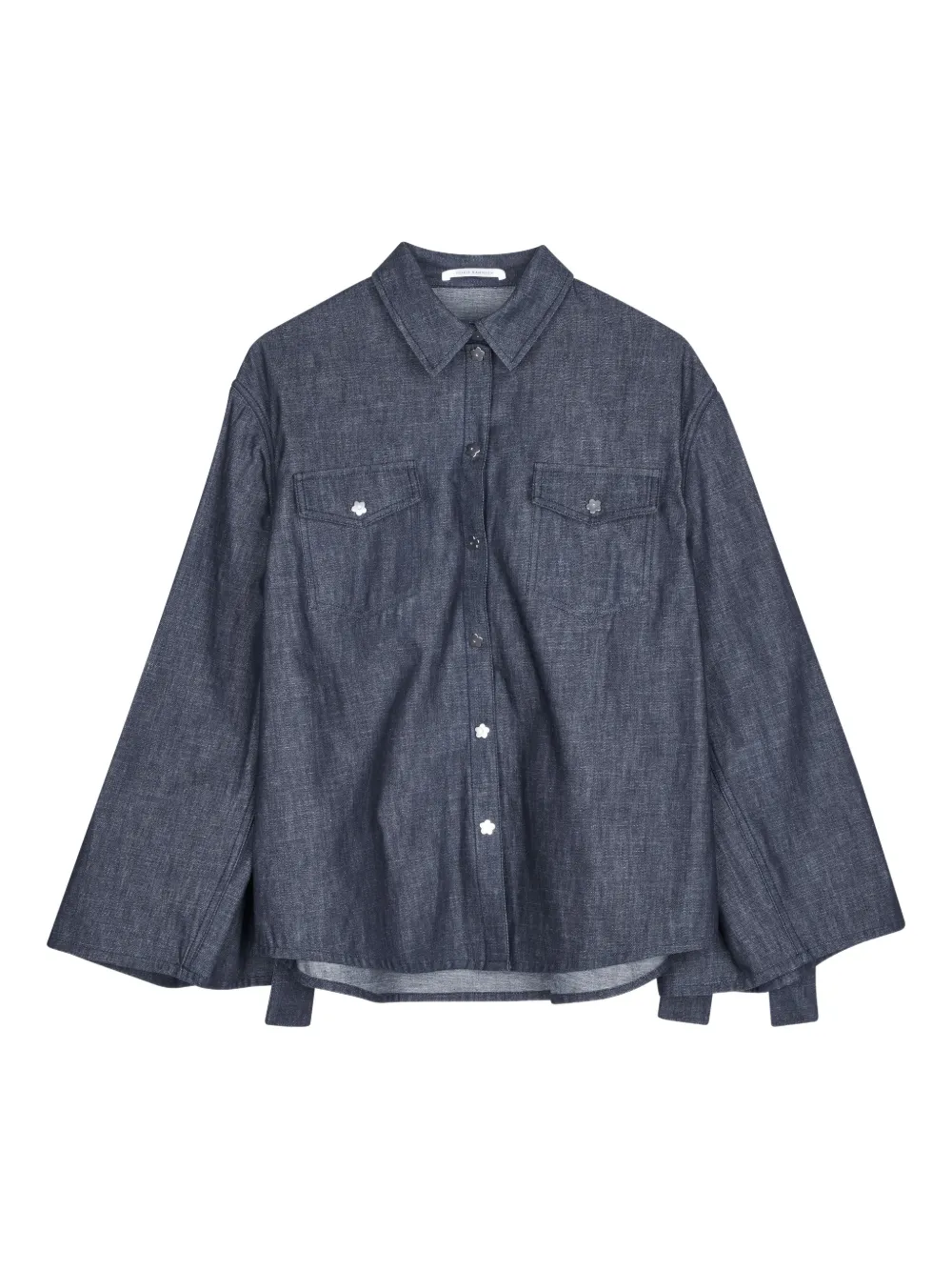 Джинсовая рубашка Coral с бантом Cecilie Bahnsen, синий
Джинсовая рубашка Coral с бантом Cecilie Bahnsen, синий