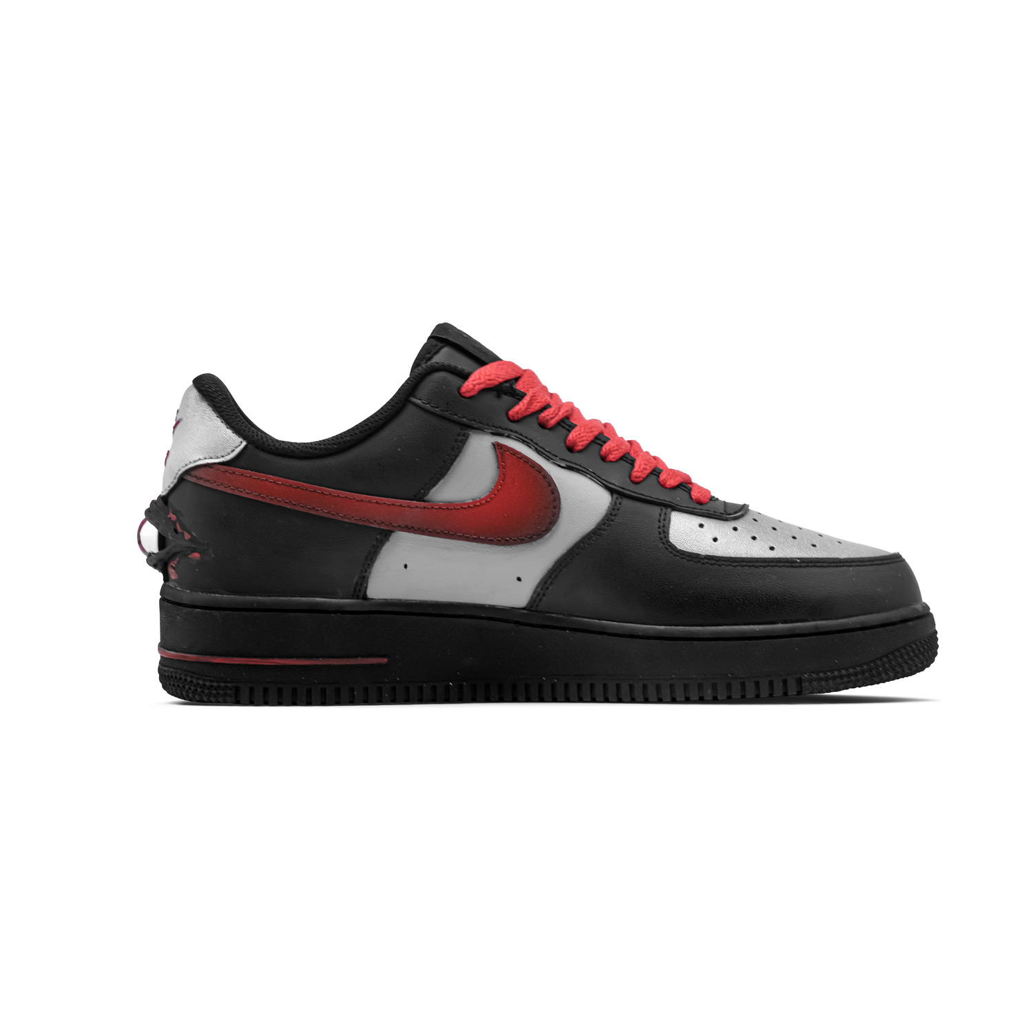 Air Force 1 амортизация, износостойкие низкие скейтборд-кроссовки unisex black Nike, красный
Air Force 1 амортизация, износостойкие низкие скейтборд-кроссовки unisex black Nike, красный