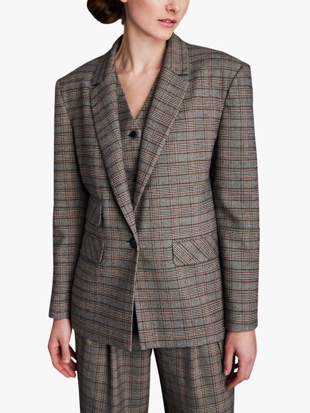 Блейзер с клетчатым принтом EAST 42ND
Блейзер с клетчатым принтом EAST 42ND