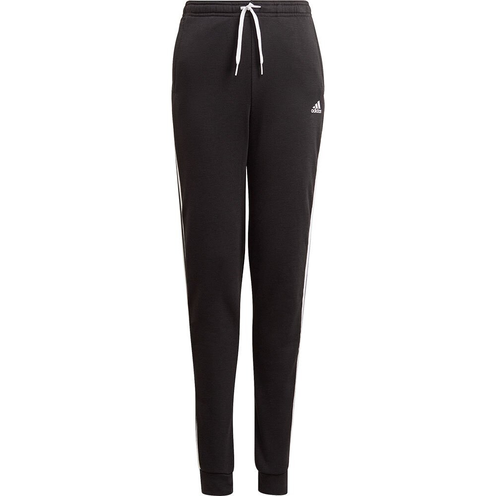 Брюки adidas Essentials 3-Stripes French Terry Long, черный 
Брюки adidas Essentials 3-Stripes French Terry Long, черный
