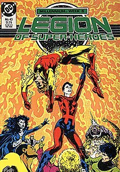 Legion of Super-Heroes (1984 series) #43 (DC Comics)
Legion of Super-Heroes (1984 series) #43 (DC Comics)