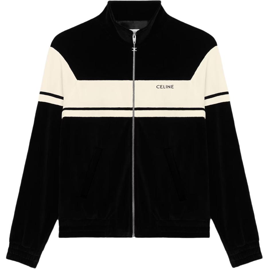 CELINE Вельветовая толстовка, Black White
CELINE Вельветовая толстовка, Black White