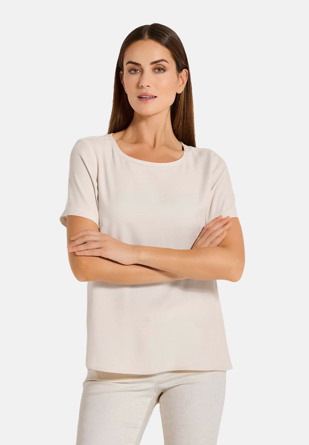 Базовая футболка KURZEN ÄRMELN MADELEINE, белый
Базовая футболка KURZEN ÄRMELN MADELEINE, белый