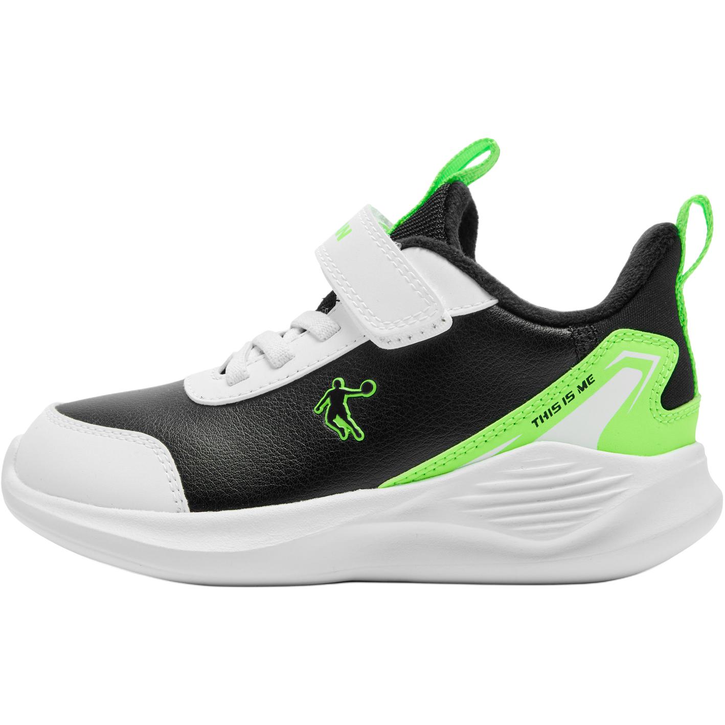 Детская повседневная обувь для дошкольников QIAODAN, черный/белый/зеленый
Детская повседневная обувь для дошкольников QIAODAN, черный/белый/зеленый