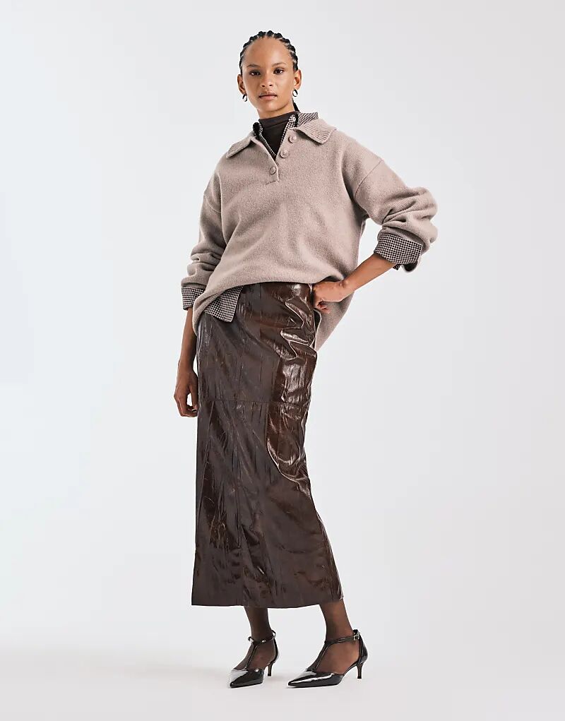 Рубашка-поло из овечьей шерсти премиум-класса ASOS DESIGN, цвет «гриб» — КОРИЧНЕВЫЙ
Рубашка-поло из овечьей шерсти премиум-класса ASOS DESIGN, цвет «гриб» — КОРИЧНЕВЫЙ