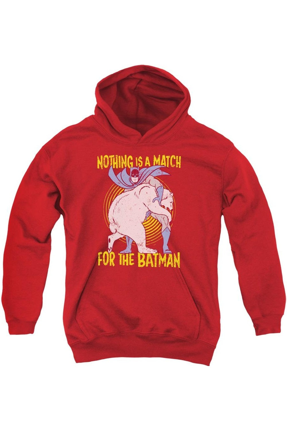 Детская толстовка с капюшоном Batman "Медвежья схватка" Gildan, красный
Детская толстовка с капюшоном Batman "Медвежья схватка" Gildan, красный