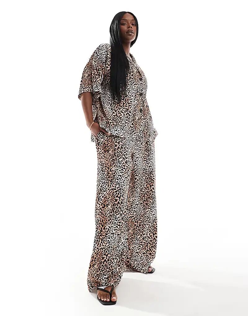 Широкие брюки ASOS DESIGN Curve с анималистичным принтом Asos Curve
Широкие брюки ASOS DESIGN Curve с анималистичным принтом Asos Curve