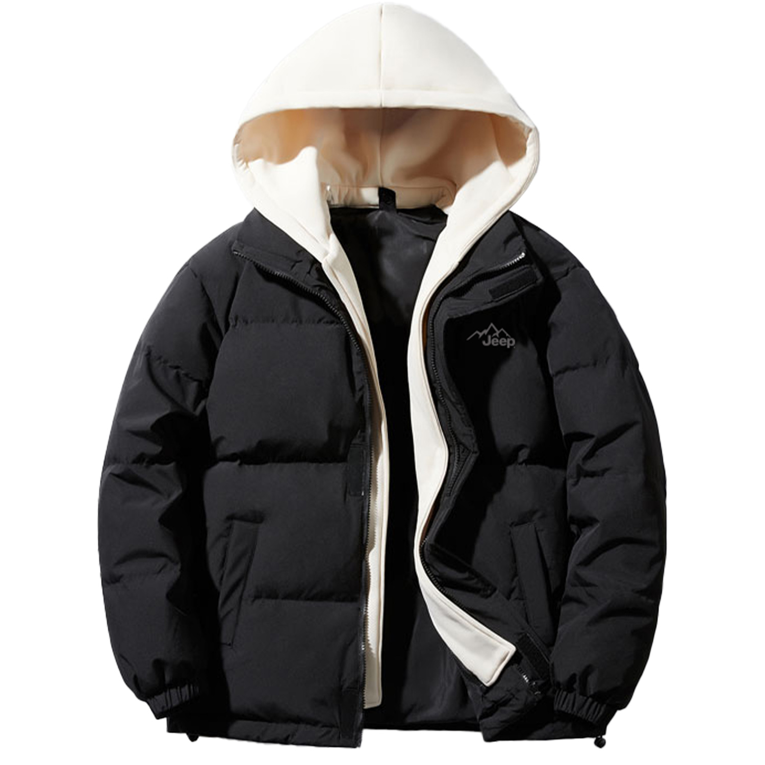 Jeep Унисекс пуховик, Pure Black
Jeep Унисекс пуховик, Pure Black