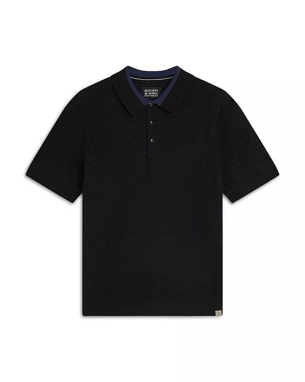 Структурированная рубашка-поло Scotch & Soda, черный
Структурированная рубашка-поло Scotch & Soda, черный