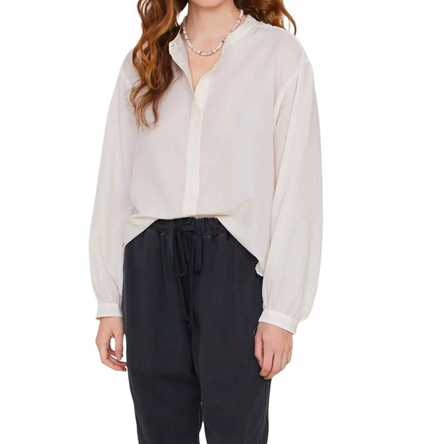 Рубашка Connolly в жемчужном цвете XIRENA, Pearl
Рубашка Connolly в жемчужном цвете XIRENA, Pearl