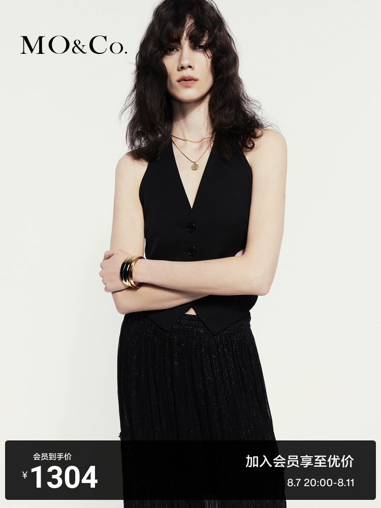 Короткий жилет Moco, черный
Короткий жилет Moco, черный